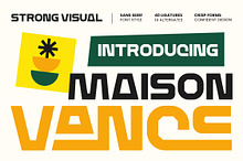 Maison Vance Display Sans Serif