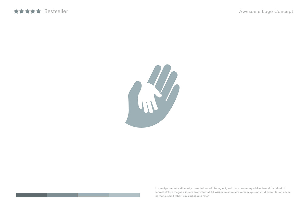 Father hand Logo Template, a Branding & Logo Template by Artyway Logo (Photo 1 of 4)