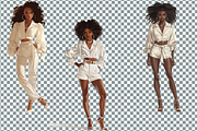 Black Girl in White Clothes PNG, a Person Illustration by Mash Mash Stickers (Thumbnail 8 of 9)