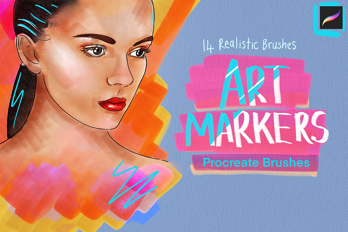 Alcohol Art Markers, a Brush Add-On by Mels Brushes (Photo 1 of 2)