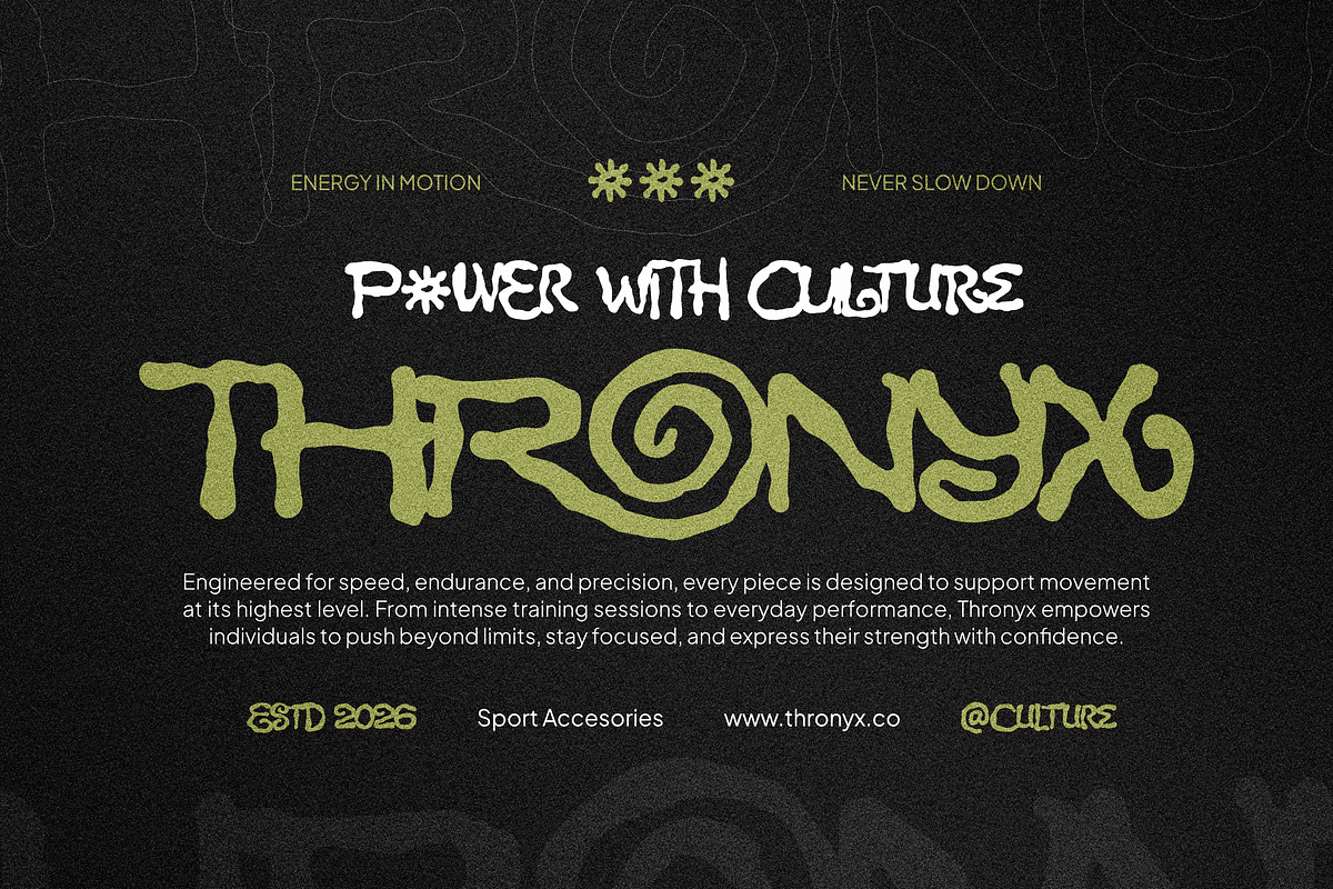 Jiotribe - Bohemian Psychedelic Font, a Sans Serif Font by Typia Nesia (Photo 3 of 12)