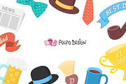 Father's Day clip art, an Object Graphic by PolpoDesign (Thumbnail 4 of 4)