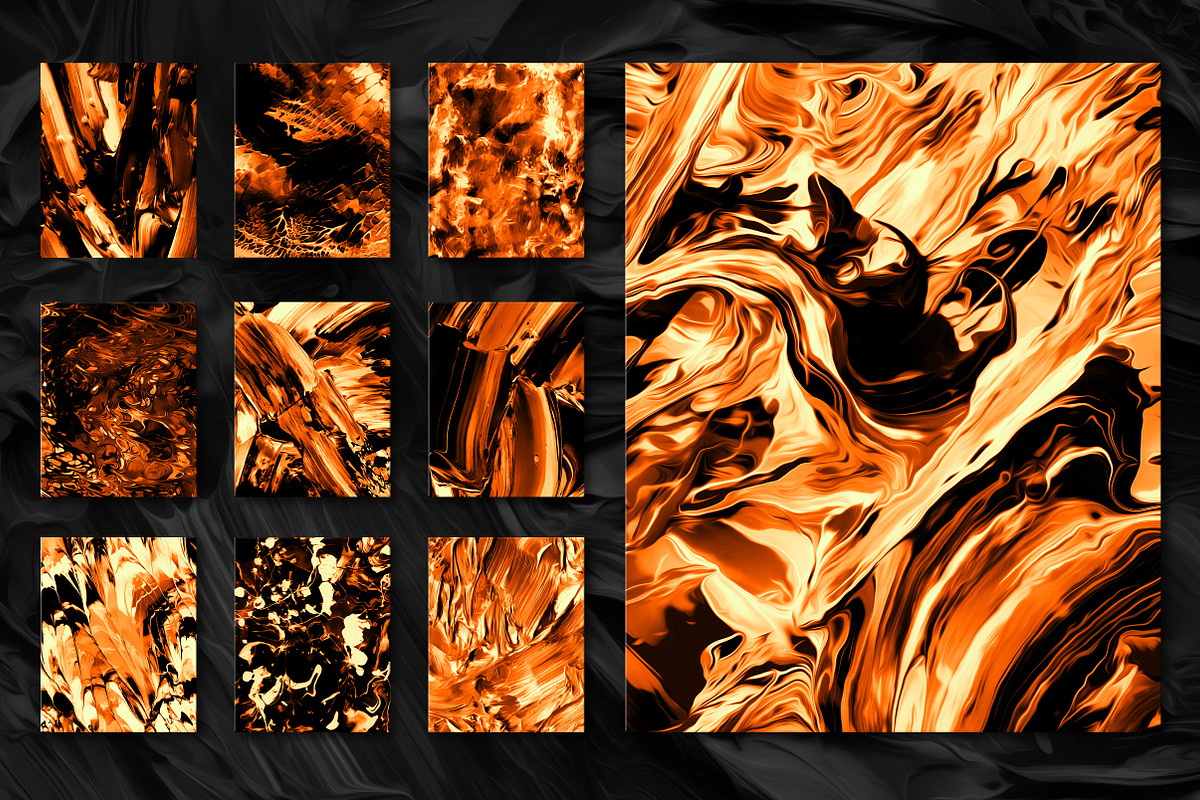 Flow Bundle—300 fluid paint textures, a Texture Graphic by Chroma Supply (Photo 10 of 34)