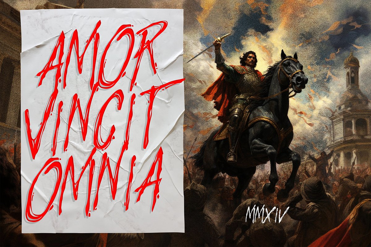 Dameter Metal Horror Display Font, a Blackletter Font by dansdesign (Photo 4 of 7)