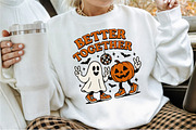 Better Together Pumpkin Ghost Hallow, an Illustration by Sublimation Artist (Thumbnail 4 of 9)