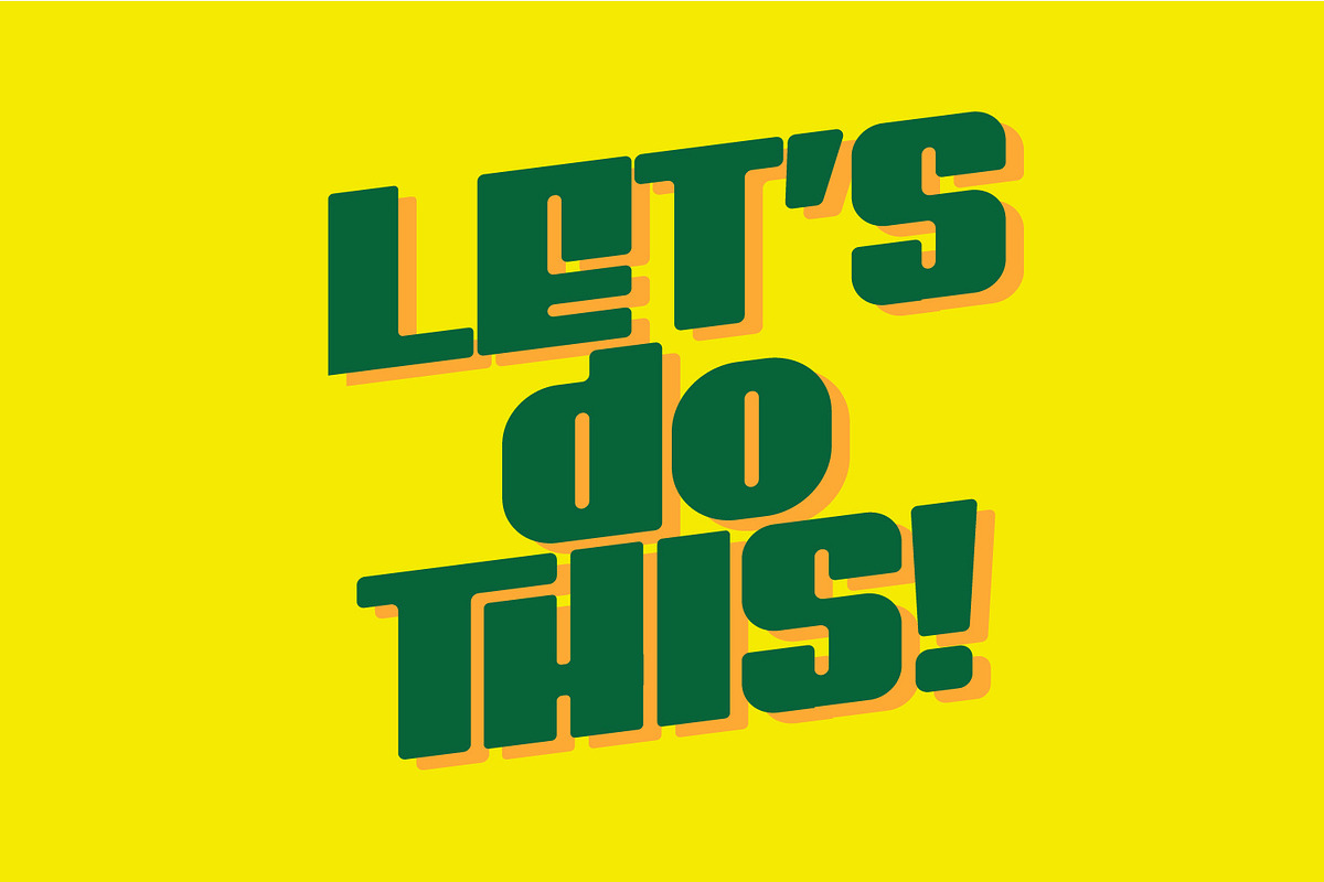 Happy Newyeah - Bold Display Font, a Sans Serif Font by Rashdrawn (Photo 2 of 5)