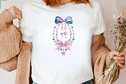 Unique Summer Mosaic Style Coquette, a Work Illustration by CreationArt (Thumbnail 6 of 7)