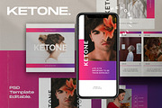 KETONE - Social Media KIT Bundle, a Social Media Template by Dirtytemp Studio (Thumbnail 1 of 14)
