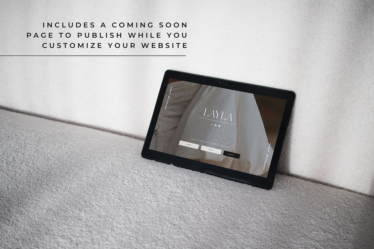 Photographer Showit Website Template, a Landing Page Template by Blush Created (Photo 13 of 20)
