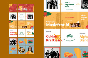 Music Fest Puzzle Instagram CANVA