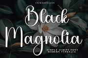Black Magnolia, a Handwritten Font by InermediaSTUDIO (Thumbnail 1 of 8)