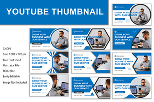 Business Youtube Thumbnail, a Social Media Template by Lakhan1998