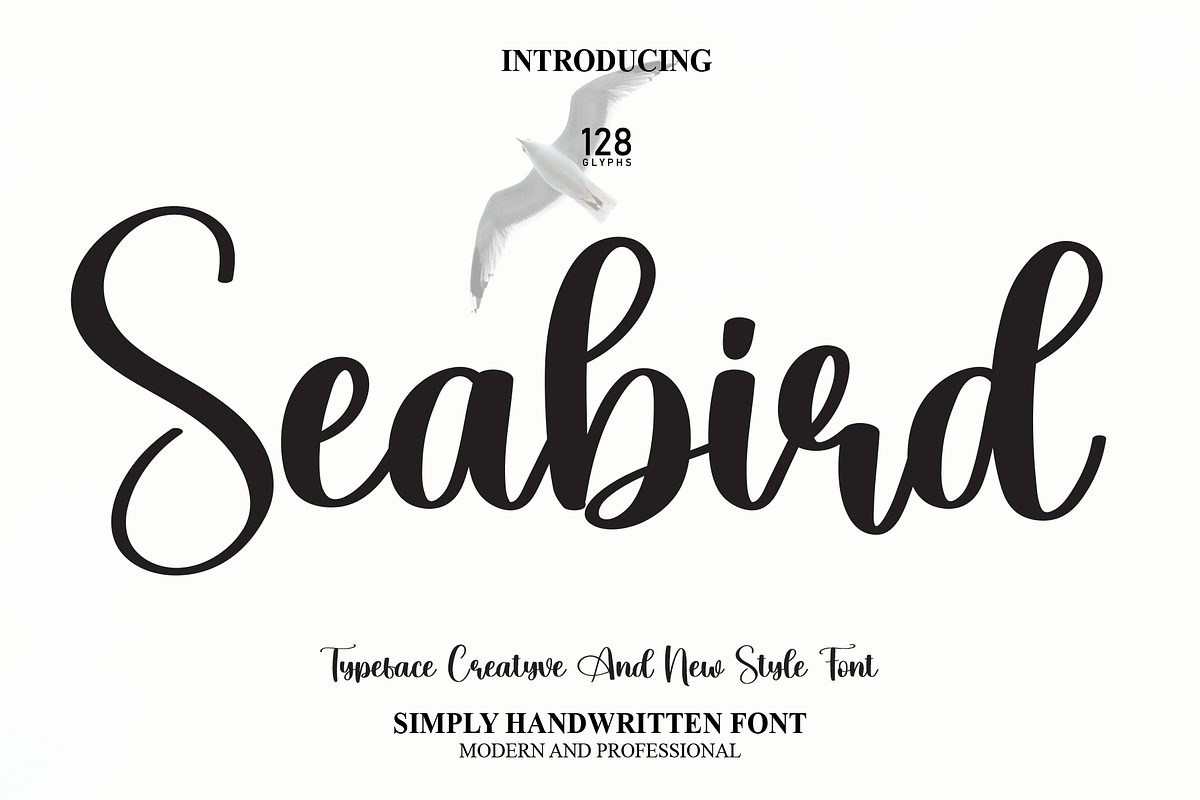 Seabird | Script Font, a Script Font by Scratchones (Photo 1 of 8)