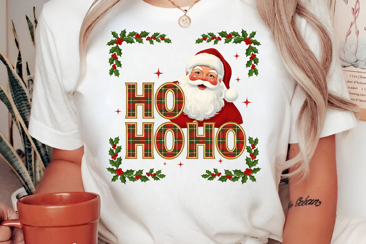 Ho Ho Ho Christmas with Santa Png, an Illustration by Libby Wishes (Photo 2 of 8)