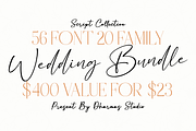 Best Wedding Bundle Font - 90% OFF, a Script Font by Dharmas Foundry (Thumbnail 2 of 17)
