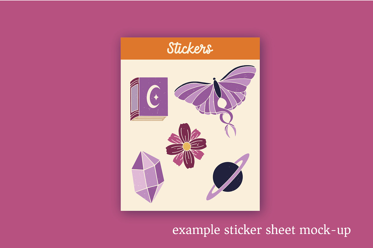 Mystical Celestial Clipart Set 2, an Object Illustration by Ginny and Sam (Photo 14 of 15)