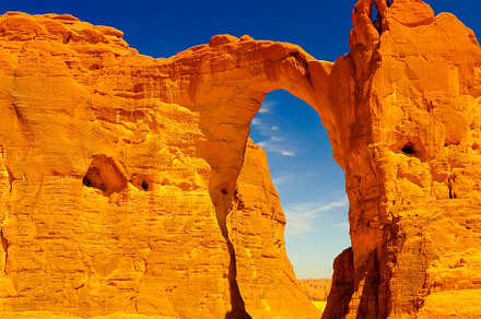Abstract Rock formation at plateau Ennedi aka Aloba arch in Chad, a Nature Photo by Wild, Wild World