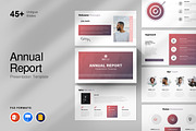 Annual Report Presentation Template, a Presentation Template by GenerousArt (Thumbnail 1 of 8)