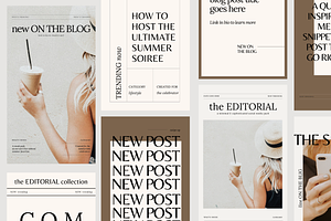 Editorial Instagram Template