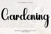 Gaedening, a Font by FreshTypeINK (Thumbnail 1 of 7)