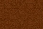 Thanksgiving Line Seamless Patterns, a Pattern Graphic by Anna_leni (Thumbnail 3 of 7)