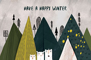 12 Christmas Postcards, an Animal Illustration by Ovocheva (Thumbnail 5 of 12)