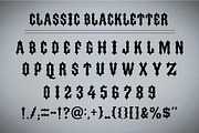 Classic Blackletter, a Blackletter Font by Aura Typeface (Thumbnail 2 of 6)