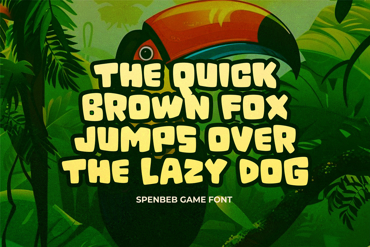 Spenbeb Game Cartoon Font, a Handwritten Font by suhadidesign (Photo 2 of 8)
