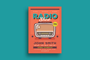 Retro Radio Event Flyer