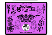 BUNDLE 1 - Tattoo Flash - Stamp Sets, a Brush Add-On by LA Studio Sthlm (Thumbnail 5 of 17)