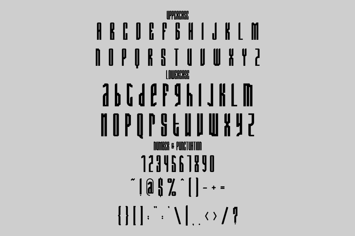 Grid Locke Condensed Font, a Font by PutraCetol Studio (Photo 5 of 5)
