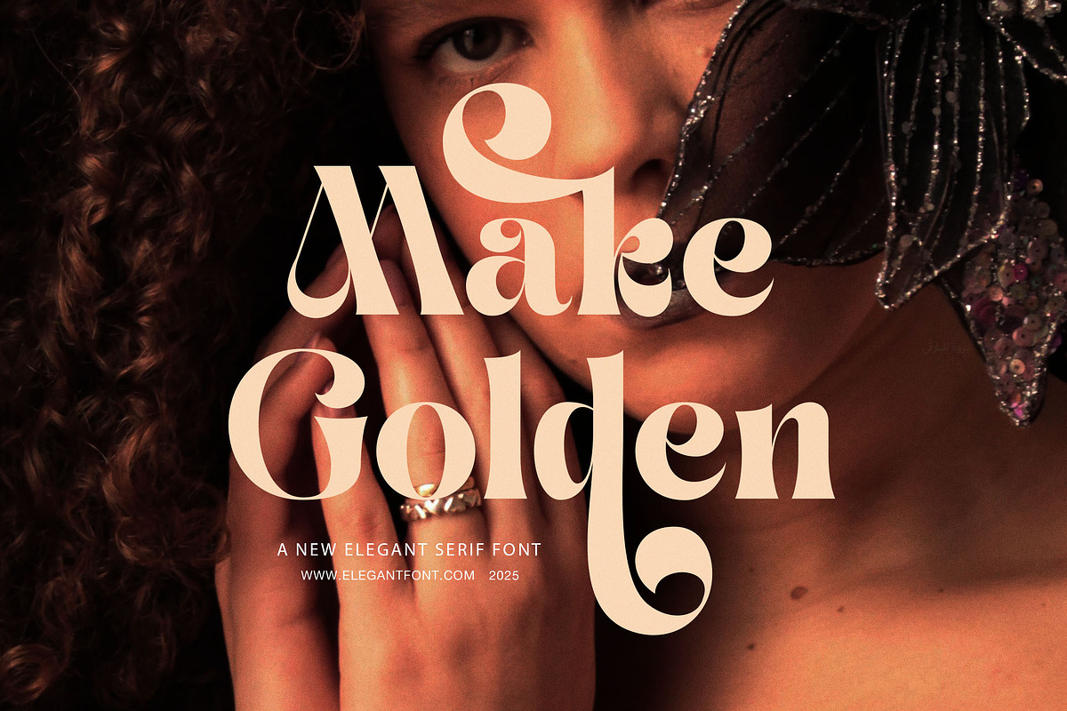 Make Golden Elegant Serif Font, a Serif Font by Elegant Font (Photo 1 of 8)