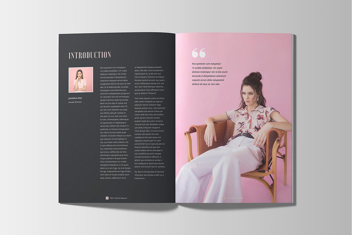 Luxury Lookbook Magazine, a Magazine Template by Layout Design (Photo 3 of 10)