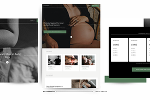 Doula Squarespace Website Template