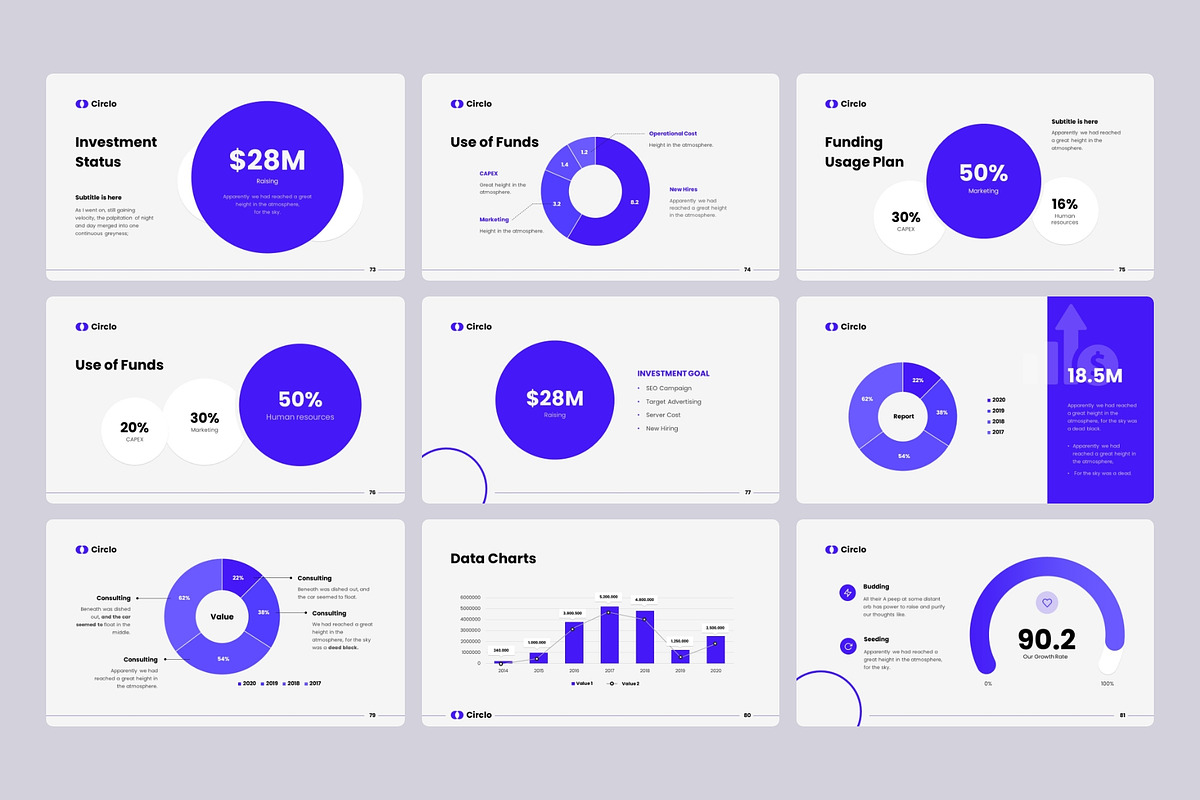 Circlo- Animated Presentation Bundle, a Presentation Template by MNML Agency (Photo 21 of 63)