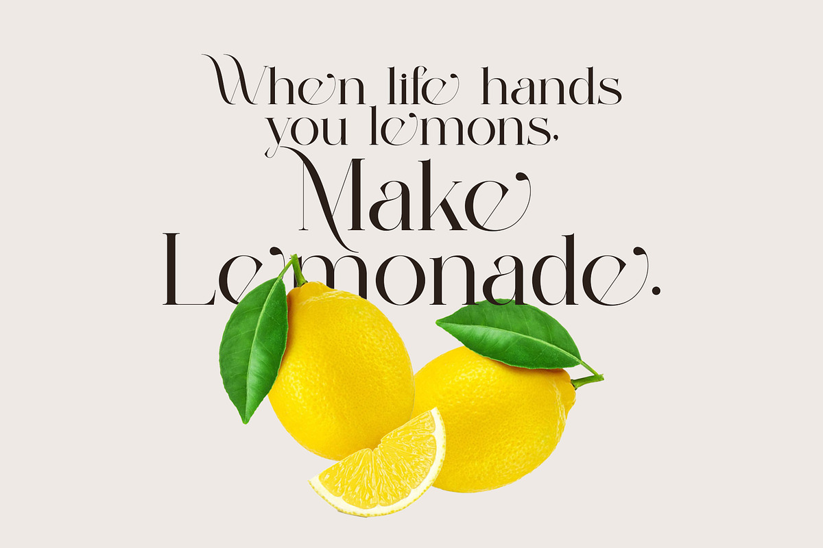 Malcine Modern Serif Typeface, a Serif Font by Alfinart (Photo 2 of 10)