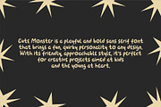 Cute Monster - Cute Handwritten Font, a Handwritten Font by Iniistudio (Thumbnail 3 of 7)