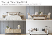 GRASIE'S HOME Wall&Frame Mockups, a Poster Template by MyHomeMockups (Thumbnail 1 of 12)