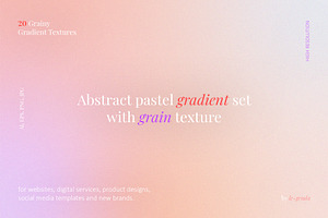 20 Abstract Pastel Gradients