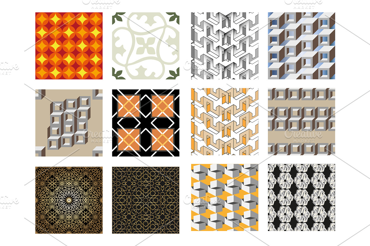 Moroccan and geometry 70 seamless, a Pattern Graphic by Big Bundles Shop (Photo 6 of 7)
