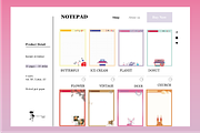 Classic Notepad Digital Product, a Stationery Template by The Tran Studio (Thumbnail 1 of 3)