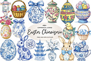 Easter Chinoiserie Sublimation Clipa, an Illustration by CreationArt (Thumbnail 1 of 5)