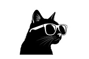 Cool Cat Silhouette Vector Bundle, an Illustration by Designs_River (Thumbnail 34 of 51)