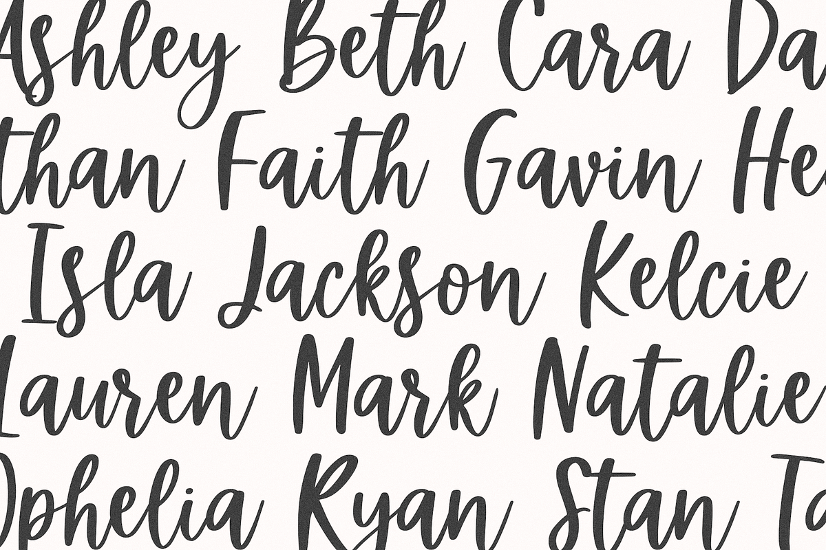 Tigerlily | Handwritten Script Font, a Script Font by KA Designs (Photo 9 of 9)