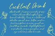 Billion Champagne Scattered Sticky, a Script Font by Letterena Studios Script (Thumbnail 4 of 15)