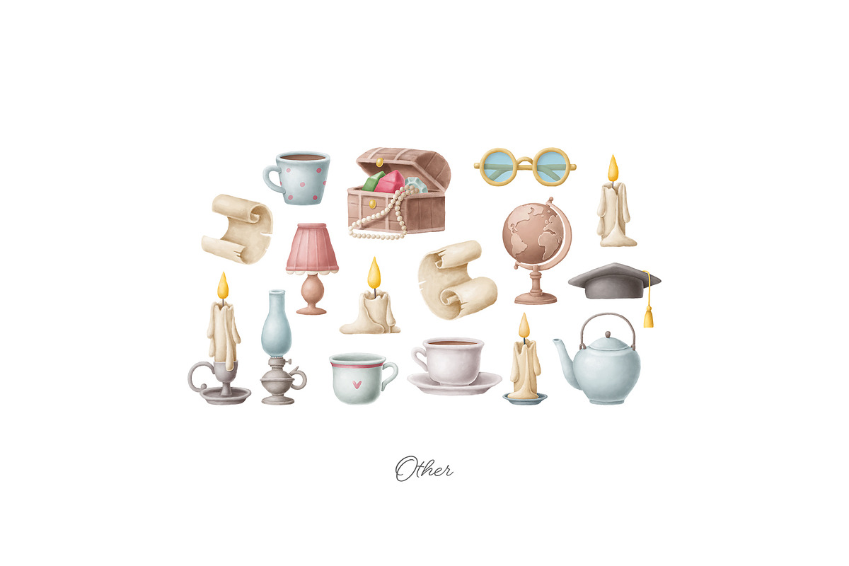 Books clipart bundle, an Education Illustration by Anastasiya Klempach (Photo 7 of 14)