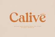 Calive Drawn, a Serif Font by Craft Supply Co. (Thumbnail 1 of 8)