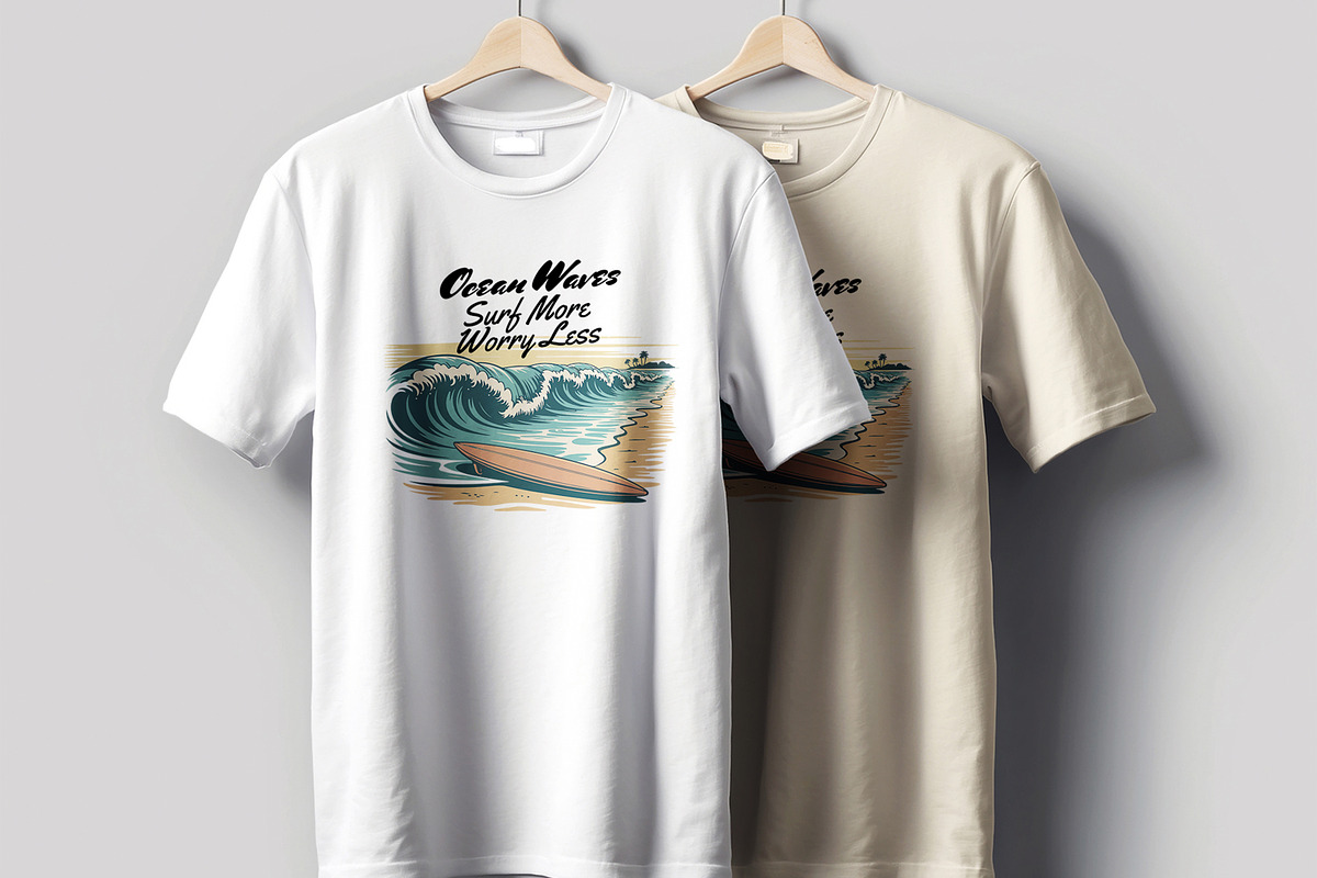 Ocean Beach Summer Vibes Tshirt preview 2