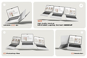 Minimalist Laptop Screen Mockup, a Mockup by My Code Std (Thumbnail 1 of 6)