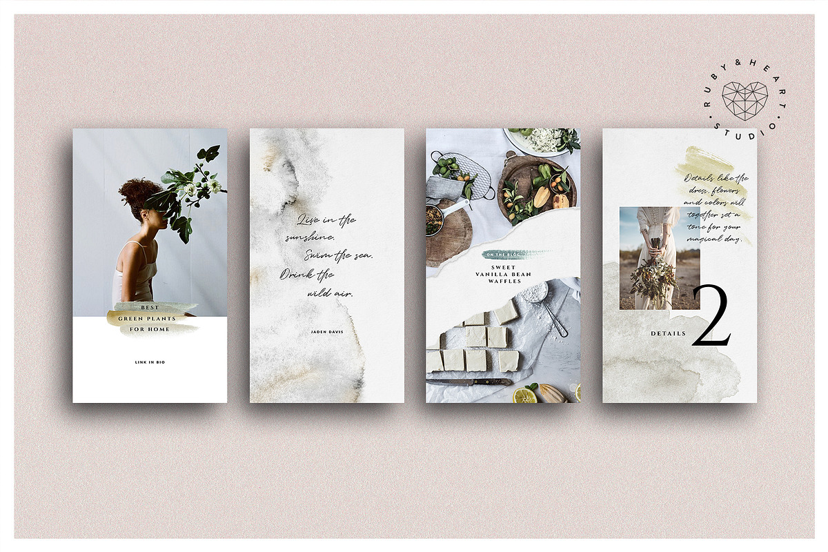 ANIMATED Artistic Instagram Stories, a Social Media Template by Ruby&Heart Studio (Photo 10 of 11)